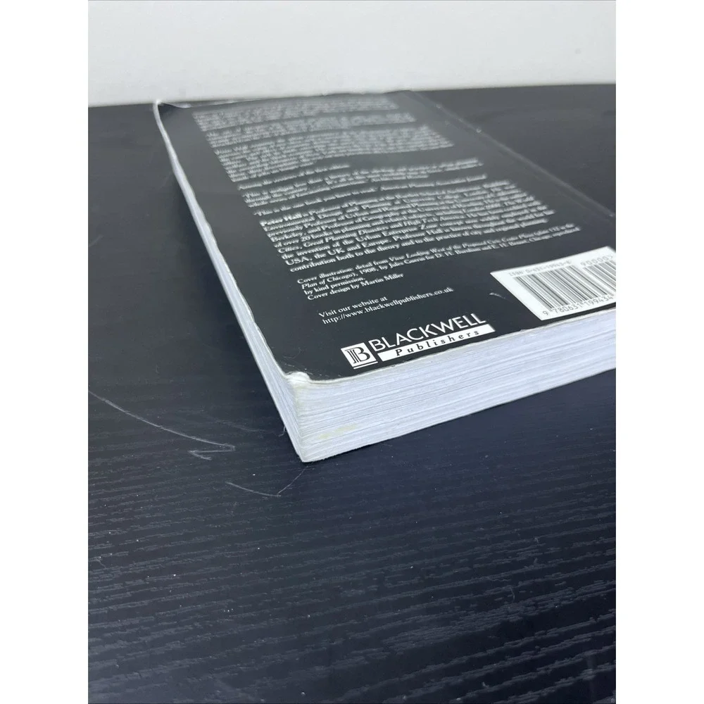 Cities of Tomorrow Peter Hall Updated Edition Paperback Urban Planning Blackwell